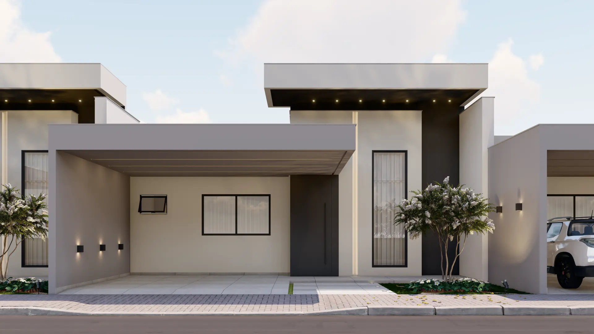 Fachada frontal da casa